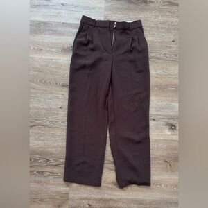 Aritzia Chocolate Brown Effortless Pants